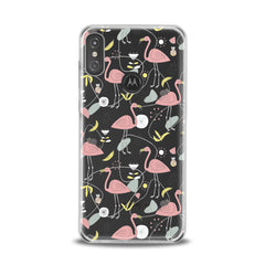 Lex Altern TPU Silicone Motorola Case Cute Pink Flamingo