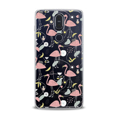 Lex Altern TPU Silicone Nokia Case Cute Pink Flamingo