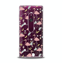 Lex Altern TPU Silicone Sony Xperia Case Cute Pink Flamingo
