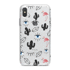 Lex Altern Black Cacti Stickers Phone Case for your iPhone & Android phone.