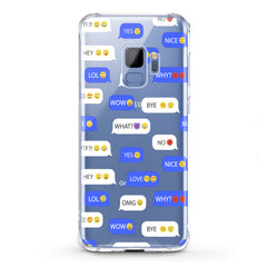 Lex Altern TPU Silicone Samsung Galaxy Case Message Pattern