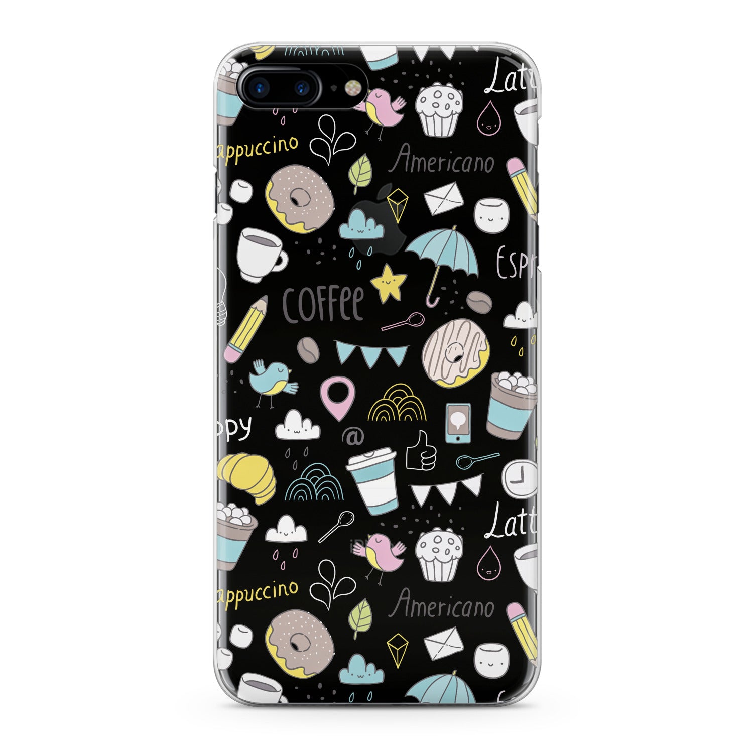 Lex Altern Sweets Coffee Pattern Phone Case for your iPhone & Android phone.