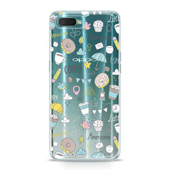 Lex Altern TPU Silicone Oppo Case Sweets Coffee Pattern