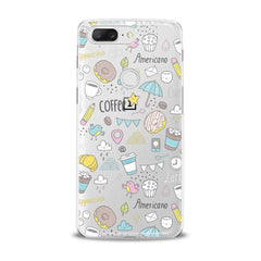 Lex Altern TPU Silicone OnePlus Case Sweets Coffee Pattern