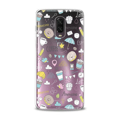Lex Altern TPU Silicone OnePlus Case Sweets Coffee Pattern