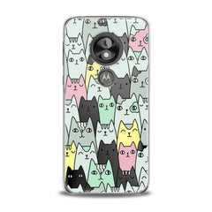 Lex Altern Funny Felines Pattern Motorola Case