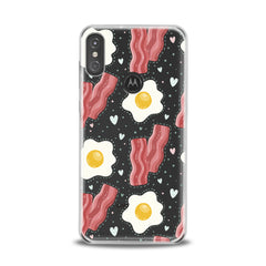 Lex Altern TPU Silicone Motorola Case Egg Bacon Print