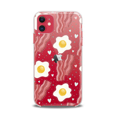 Lex Altern TPU Silicone iPhone Case Egg Bacon Print