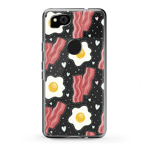 Lex Altern Google Pixel Case Egg Bacon Print