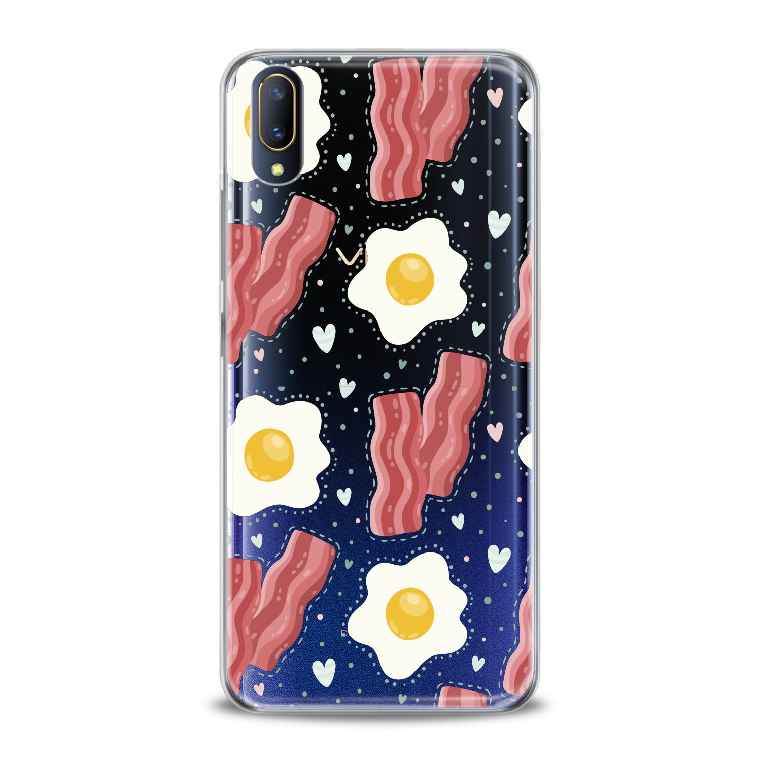 Lex Altern Egg Bacon Print Vivo Case