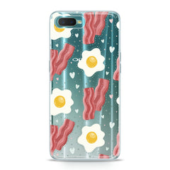 Lex Altern TPU Silicone Oppo Case Egg Bacon Print