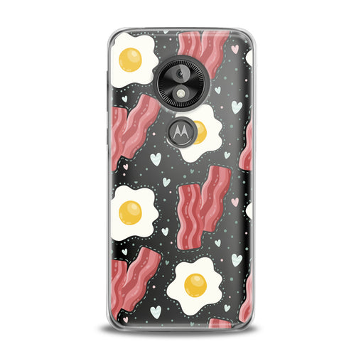 Lex Altern Egg Bacon Print Motorola Case