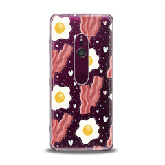 Lex Altern TPU Silicone Sony Xperia Case Egg Bacon Print