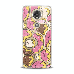 Lex Altern TPU Silicone Motorola Case Pink Donuts Print