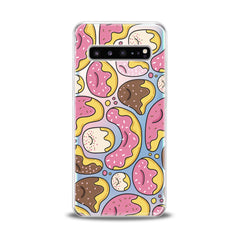 Lex Altern TPU Silicone Samsung Galaxy Case Pink Donuts Print