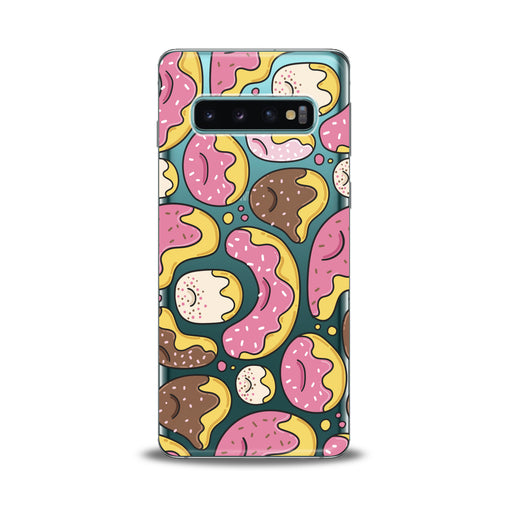 Lex Altern Pink Donuts Print Samsung Galaxy Case