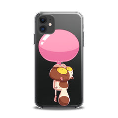 Lex Altern TPU Silicone iPhone Case Cat Bubble Gum