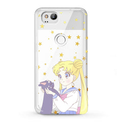 Lex Altern TPU Silicone Google Pixel Case Felines Sailor Moon