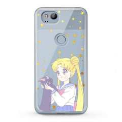 Lex Altern TPU Silicone Google Pixel Case Felines Sailor Moon