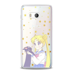 Lex Altern TPU Silicone HTC Case Felines Sailor Moon
