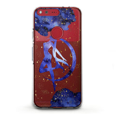 Lex Altern TPU Silicone Google Pixel Case Blue Watercolor Sailor Moon
