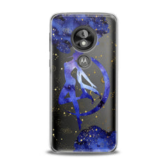 Lex Altern TPU Silicone Motorola Case Blue Watercolor Sailor Moon