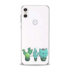 Lex Altern TPU Silicone Motorola Case Kawaii Cacti Cat