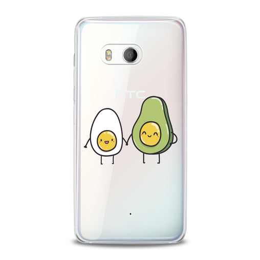 Lex Altern Egg Avocado Friends HTC Case