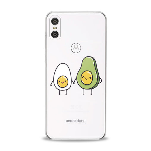 Lex Altern Egg Avocado Friends Motorola Case