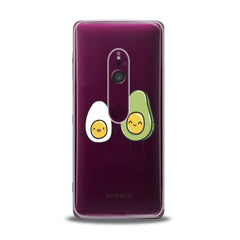 Lex Altern TPU Silicone Sony Xperia Case Egg Avocado Friends