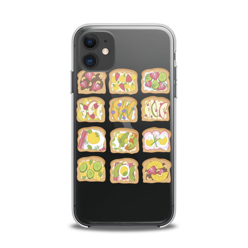 Lex Altern TPU Silicone iPhone Case Fresh Sandwiches