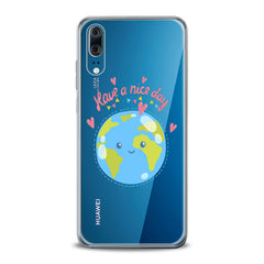 Lex Altern TPU Silicone Huawei Honor Case Cutie Blue Earth