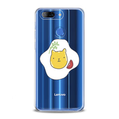 Lex Altern TPU Silicone Lenovo Case Felines Scrambled Egg