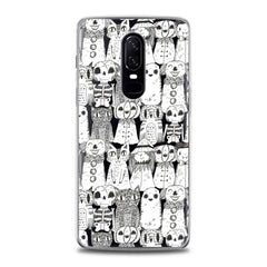 Lex Altern Pencil Drawing Cats OnePlus Case