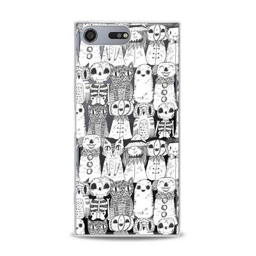 Lex Altern Pencil Drawing Cats Sony Xperia Case