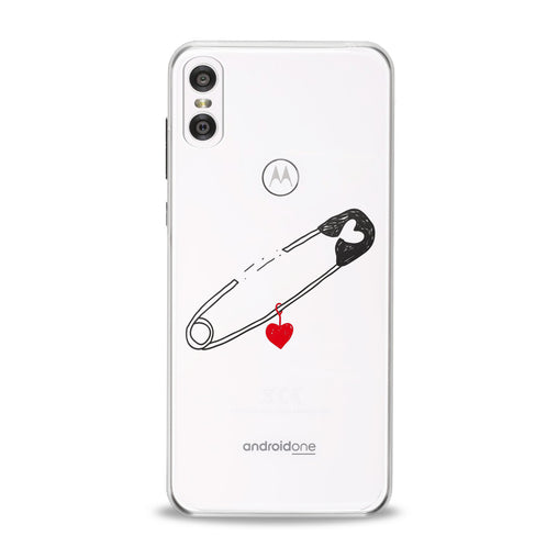 Lex Altern Pinned Heart Motorola Case