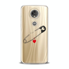 Lex Altern TPU Silicone Motorola Case Pinned Heart