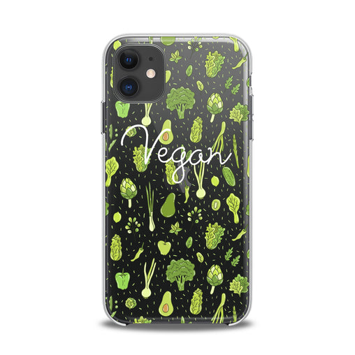 Lex Altern TPU Silicone iPhone Case Green Veggie Vegs