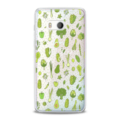 Lex Altern TPU Silicone HTC Case Green Veggie Vegs