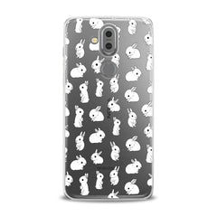 Lex Altern TPU Silicone Phone Case Cute White Bunnies Pattern