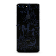 Lex Altern TPU Silicone Phone Case Floral Guitar Art