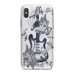 Lex Altern Floral Guitar Art Phone Case for your iPhone & Android phone.