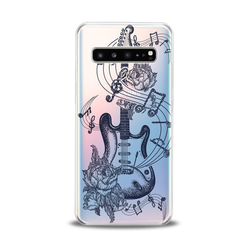 Lex Altern Floral Guitar Art Samsung Galaxy Case