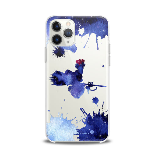 Lex Altern TPU Silicone iPhone Case Blue Watercolor Witch