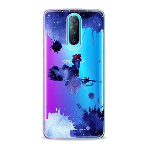 Lex Altern Blue Watercolor Witch Oppo Case