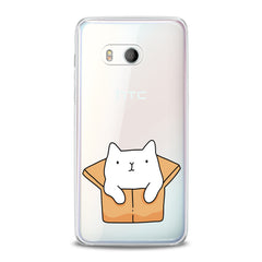 Lex Altern TPU Silicone HTC Case Kawaii Cat Box