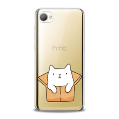 Lex Altern TPU Silicone HTC Case Kawaii Cat Box