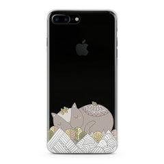 Lex Altern Poetic Cat Art Phone Case for your iPhone & Android phone.