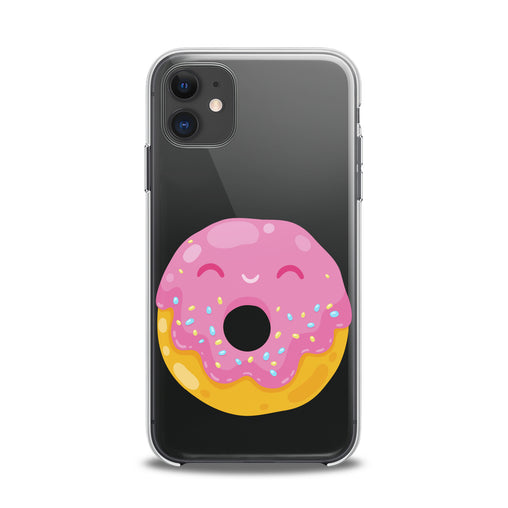 Lex Altern TPU Silicone iPhone Case Cute Pink Donut