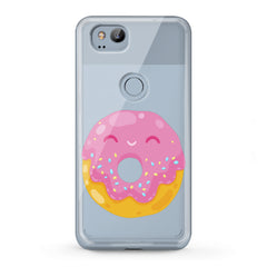 Lex Altern TPU Silicone Google Pixel Case Cute Pink Donut